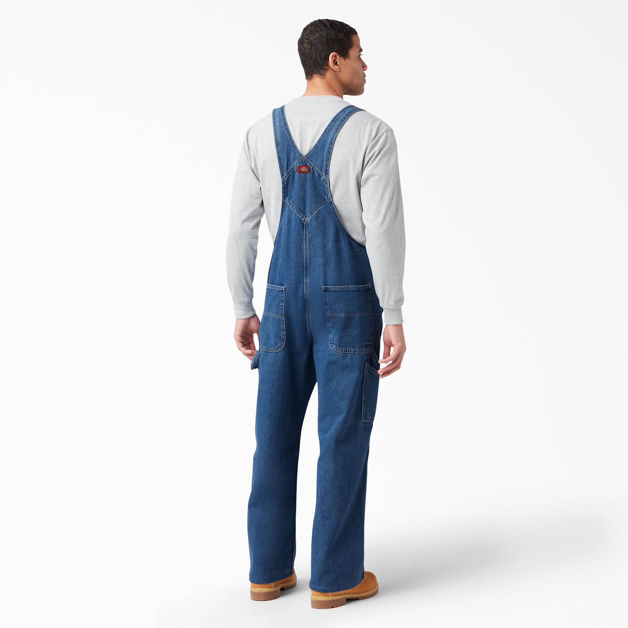 Stonewashed Indigo Bib Overalls | Dickies US