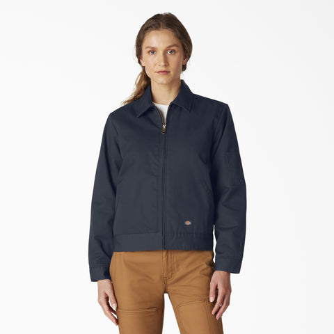 Dickies Women's Insulated Eisenhower Jacket Dark Navy Dickies Women's Insulated Eisenhower Jacket Dark Navy