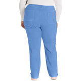 Women's EDS Essentials Mid Rise Straight Leg Drawstring Scrub Pant - Ciel - 2