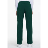 Women's EDS Essentials Mid Rise Straight Leg Drawstring Scrub Pant - Hunter Green - 2