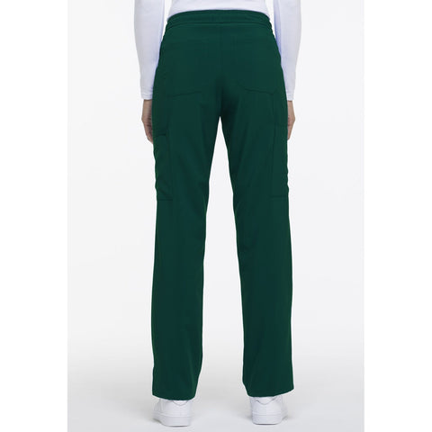 Women's EDS Essentials Mid Rise Straight Leg Drawstring Scrub Pant - Hunter Green - 2