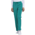Women's EDS Essentials Mid Rise Straight Leg Drawstring Scrub Pant - Teal Blue - 1
