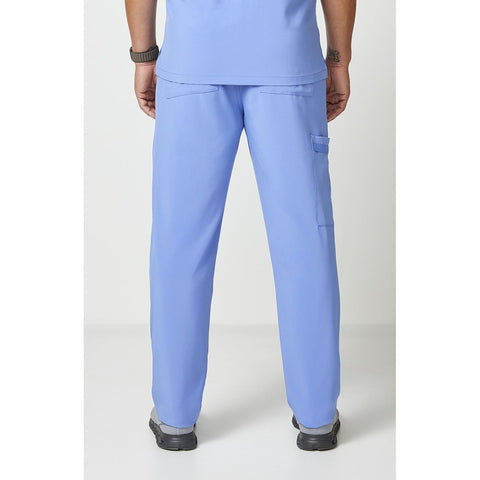 Unisex EDS Essentials Natural Rise Tapered Leg Scrub Pant - Ciel - 2