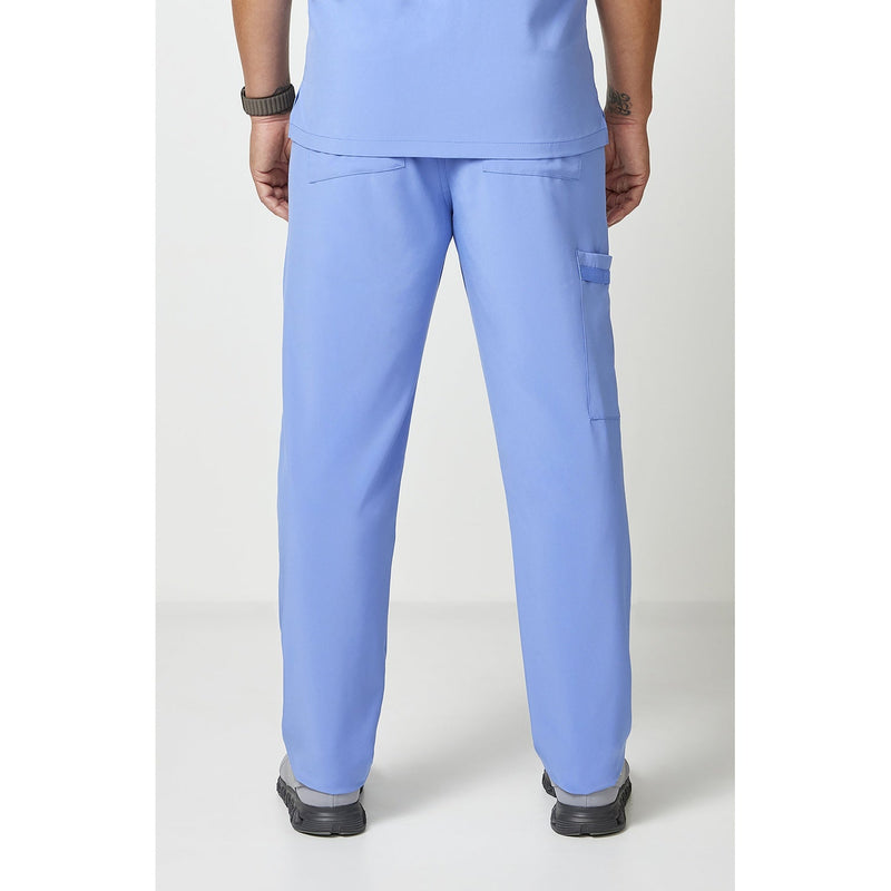 Unisex EDS Essentials Natural Rise Tapered Leg Scrub Pant - Ciel - 2