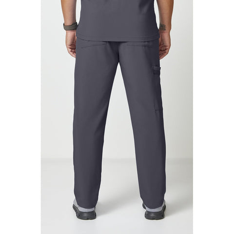 Unisex EDS Essentials Natural Rise Tapered Leg Scrub Pant - Pewter - 2