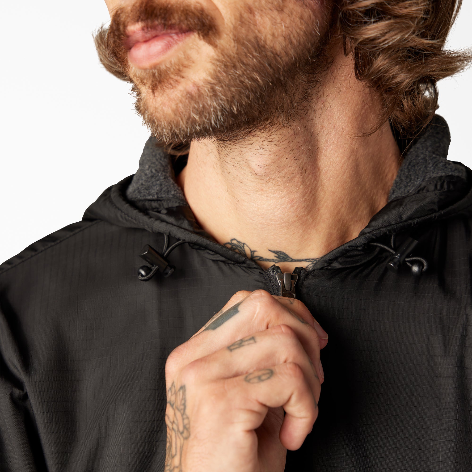 Fleece Lined Jacket ナイロンジャケット Fleece Lined Nylon Hooded Jacket | Dickies US