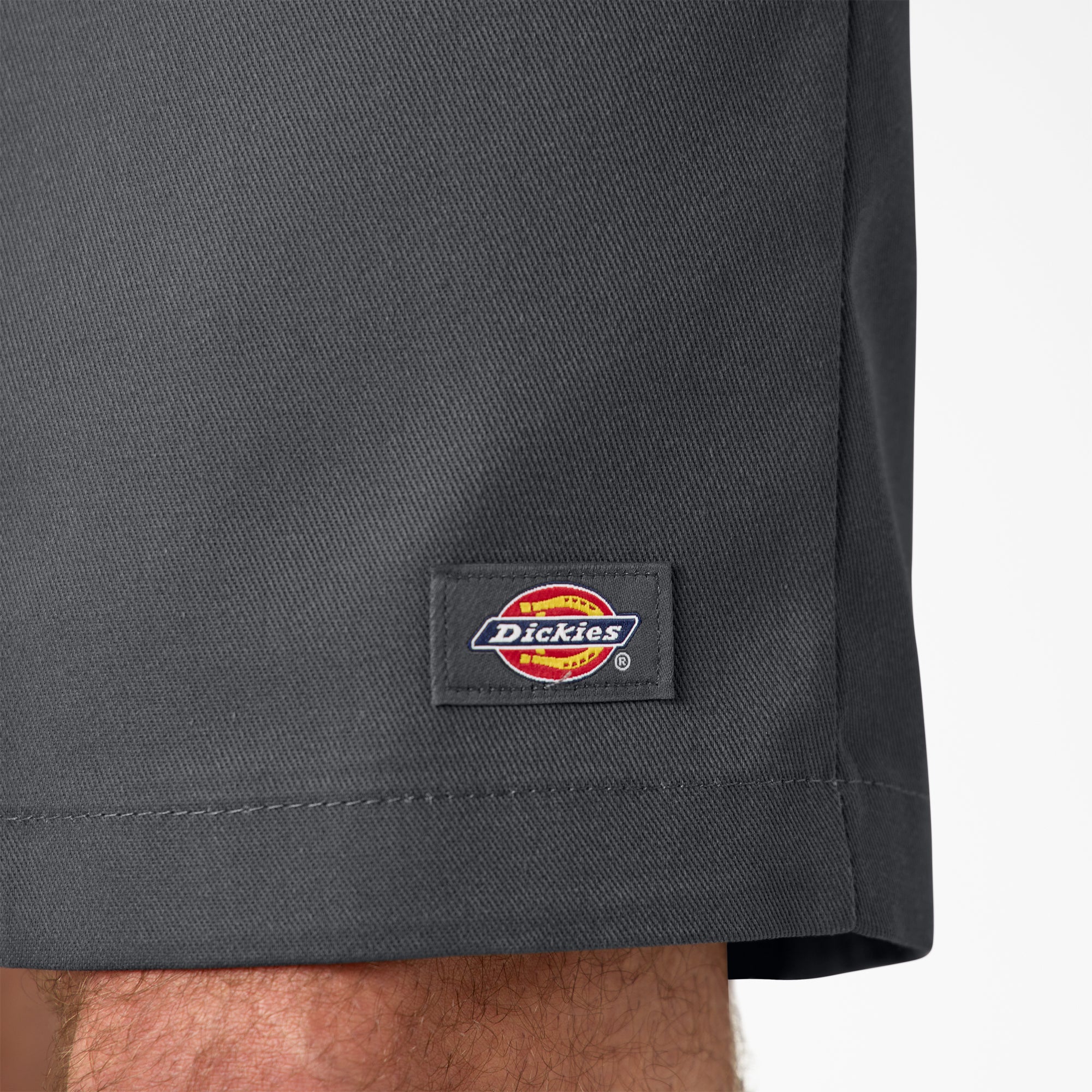 Loose Fit Flat Front Work Shorts, 13