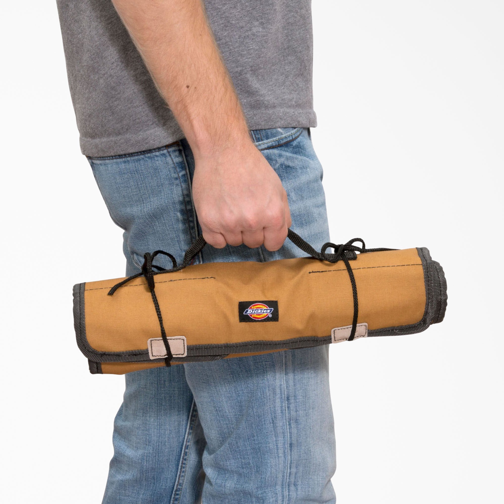 Canvas Roll Up Tool Organizer Pouch – 49x29cm Wrench Storage Bag – Hanging Carrier