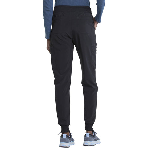 Women's EDS Essentials Mid Rise Scrub Jogger - Black - 2