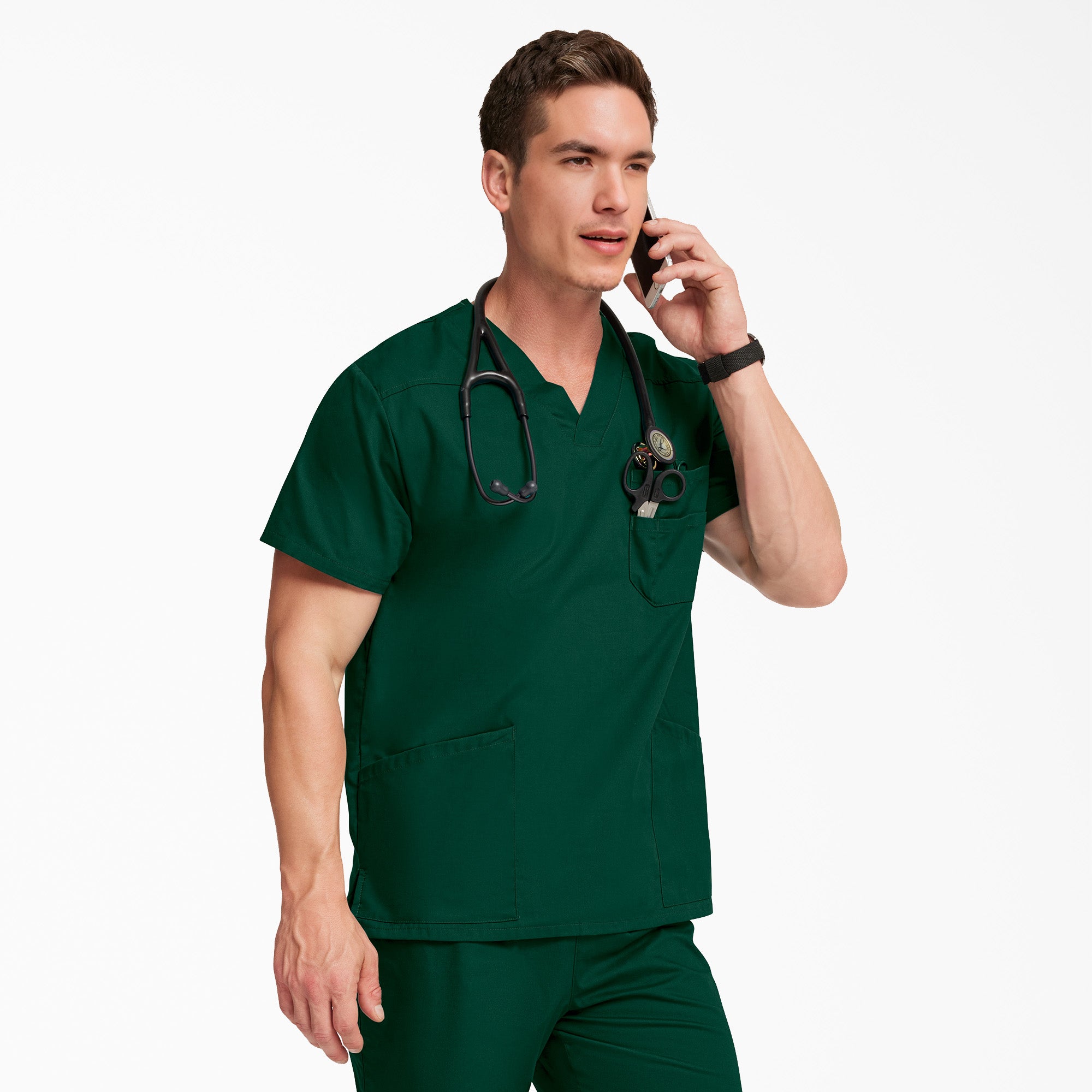 Men's EDS Signature V-Neck Scrub Top | Dickies US
