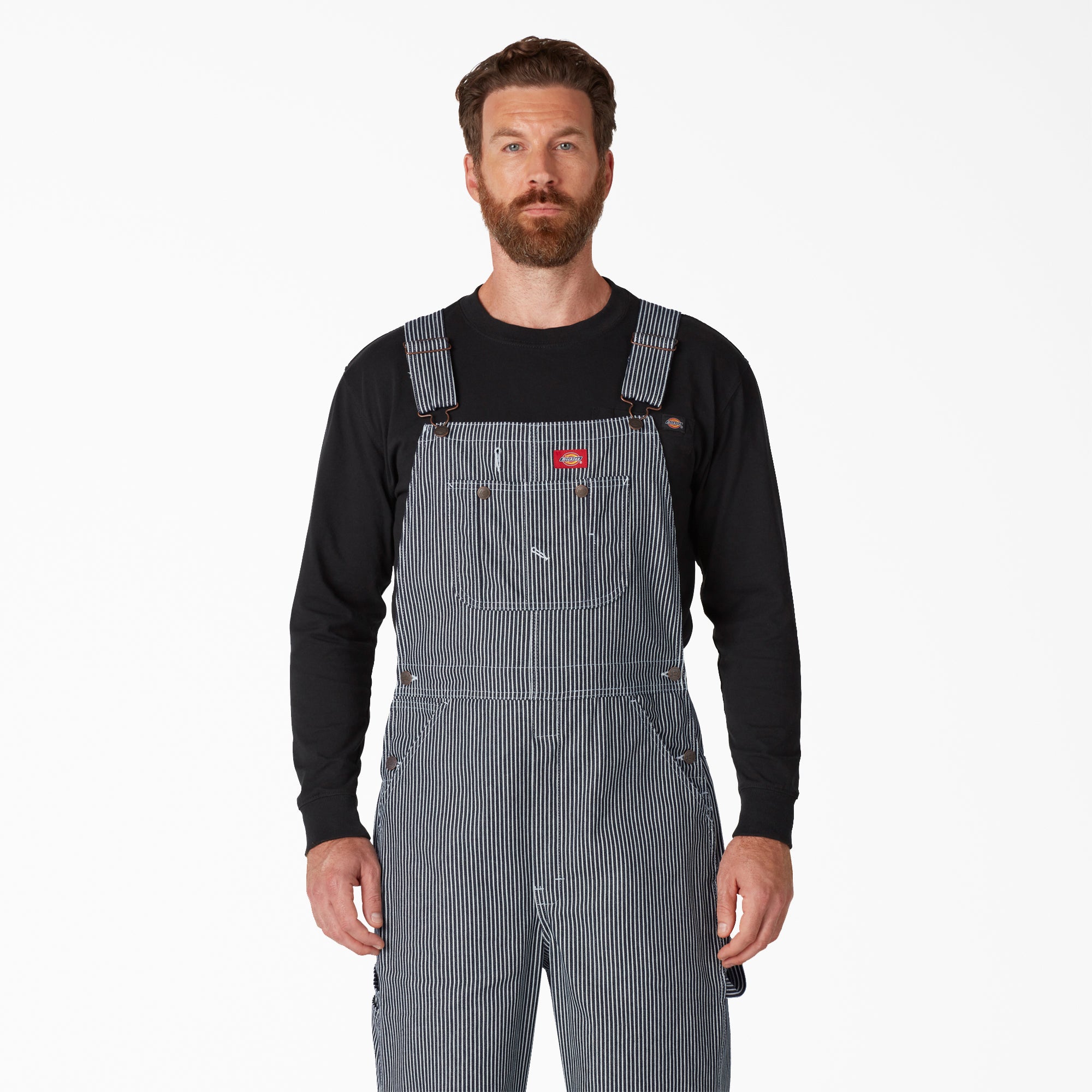 Hickory Stripe Bib Overalls | Dickies US