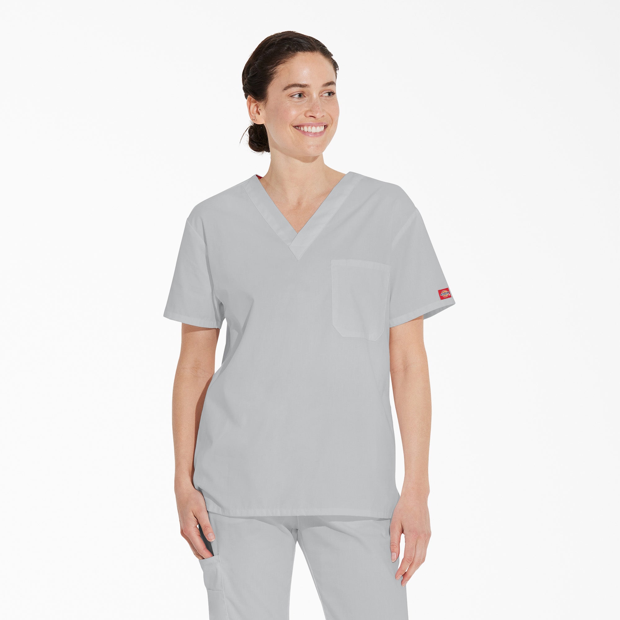Unisex EDS Signature V-Neck Scrub Top | Dickies US