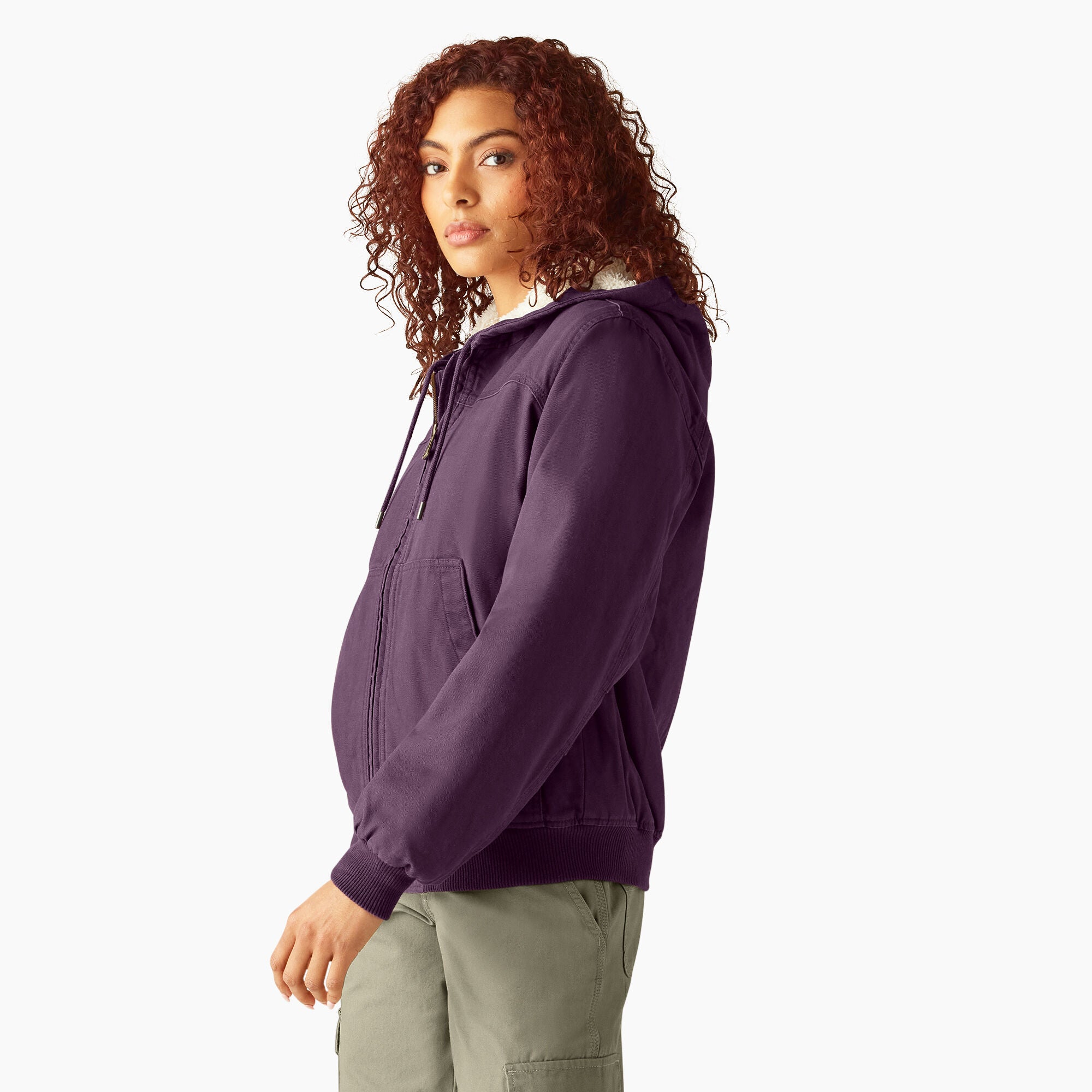 Women's Fleece Lined Duck Canvas Jacket | Dickies US