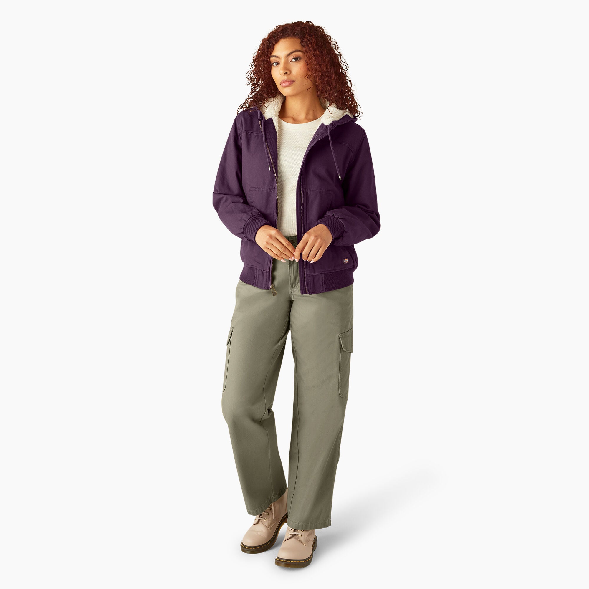 Women's Fleece Lined Duck Canvas Jacket | Dickies US