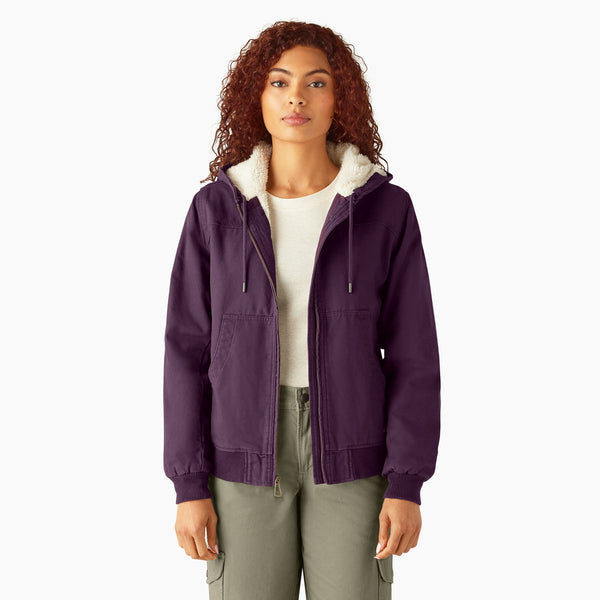Women's Fleece Lined Duck Canvas Jacket | Dickies US