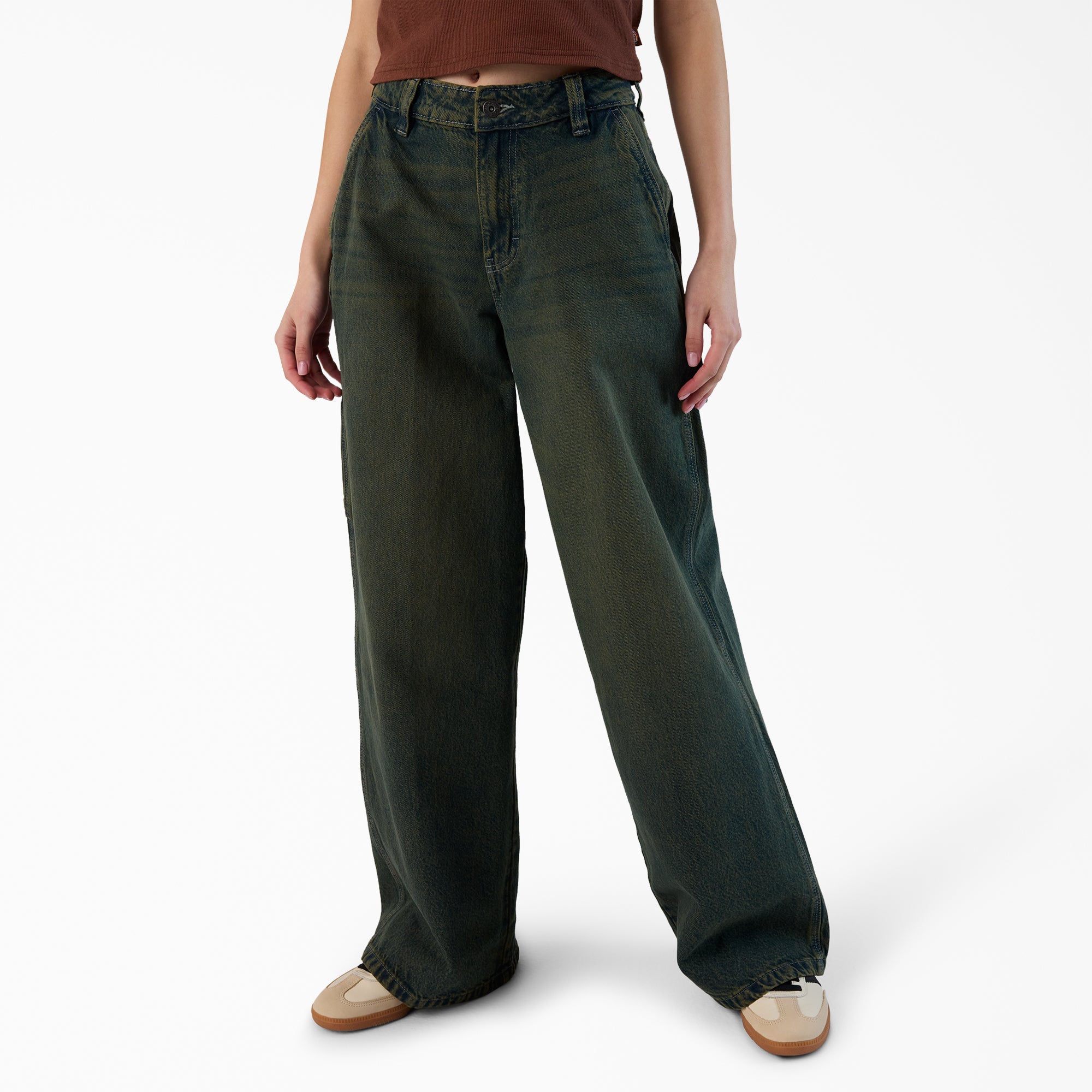 Women's Loose Fit Denim Carpenter Jeans | Dickies US