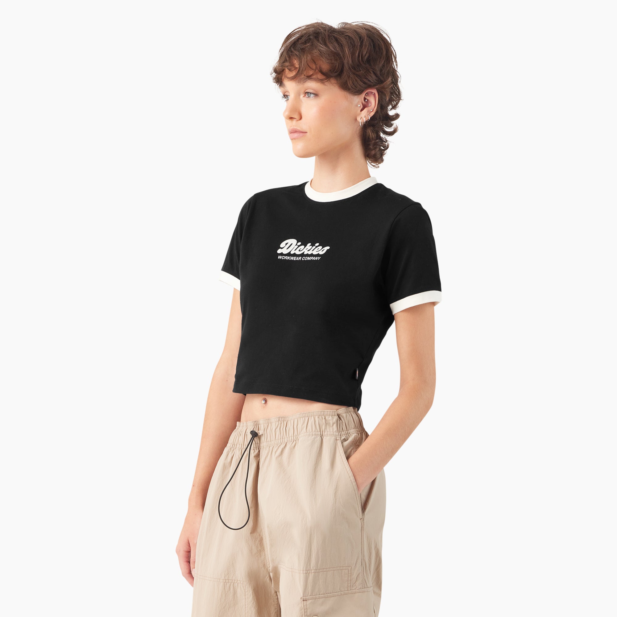 Women's Lewistown Cropped Ringer T-Shirt | Dickies US