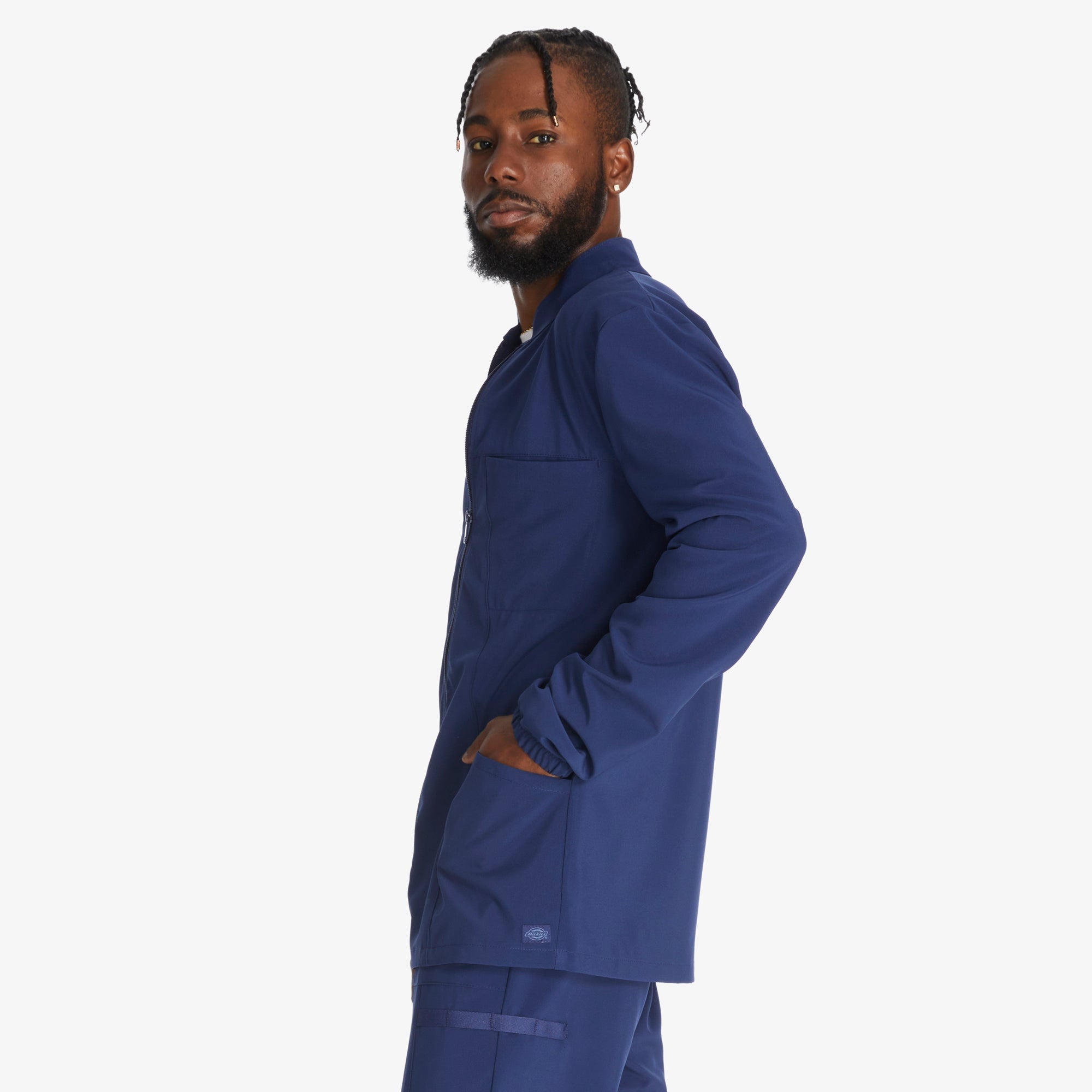 Men's EDS Essentials Zip Front Scrub Jacket | Dickies US