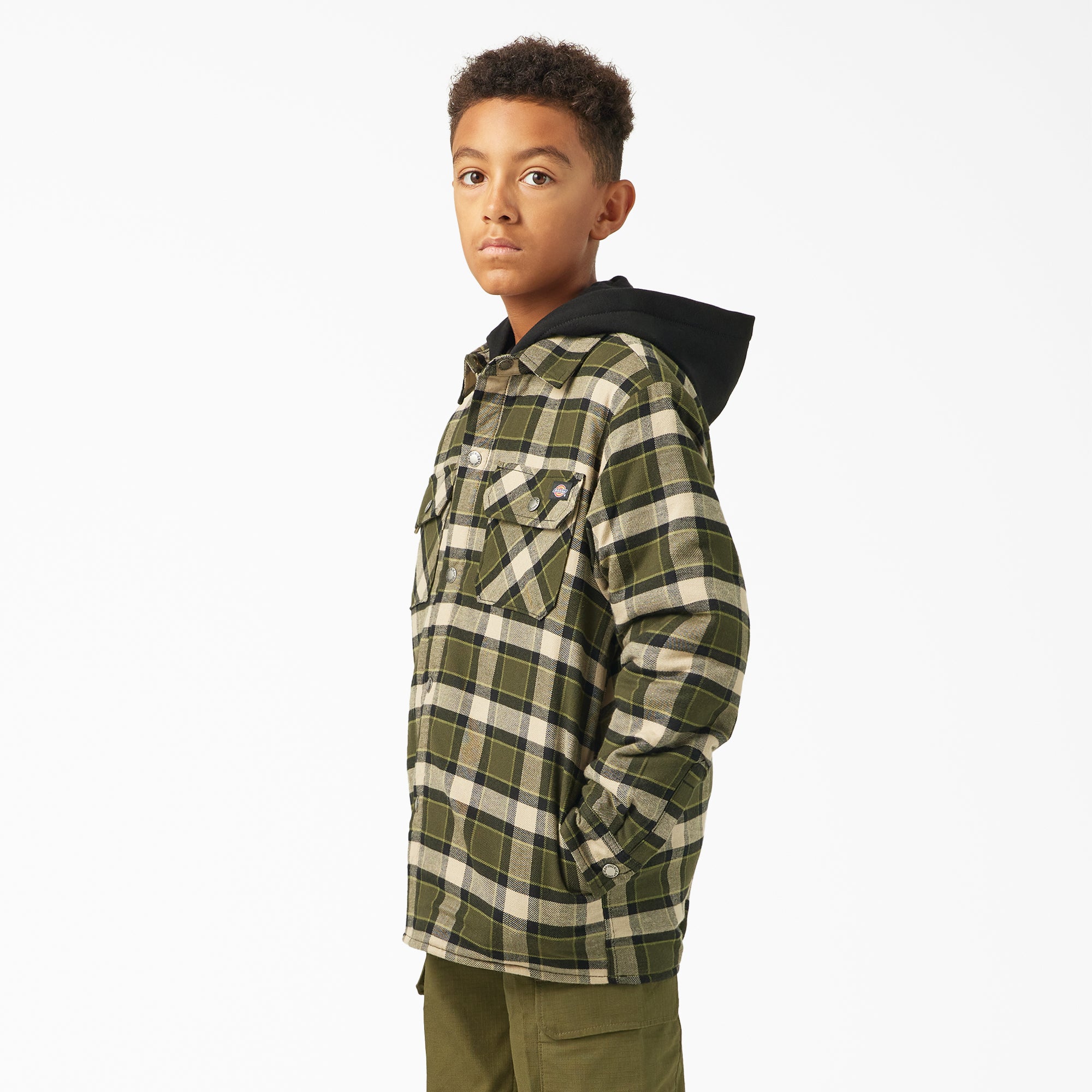 Boys' Flannel Shirt Jacket | Dickies US