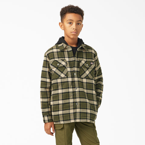 Boys' Flannel Shirt Jacket | Dickies US