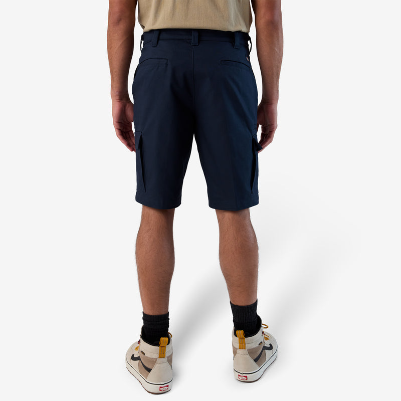 Dickies Men's WR566 11 Flex Active Waist Cargo Shorts - 65% Polyester 35% Cotton
