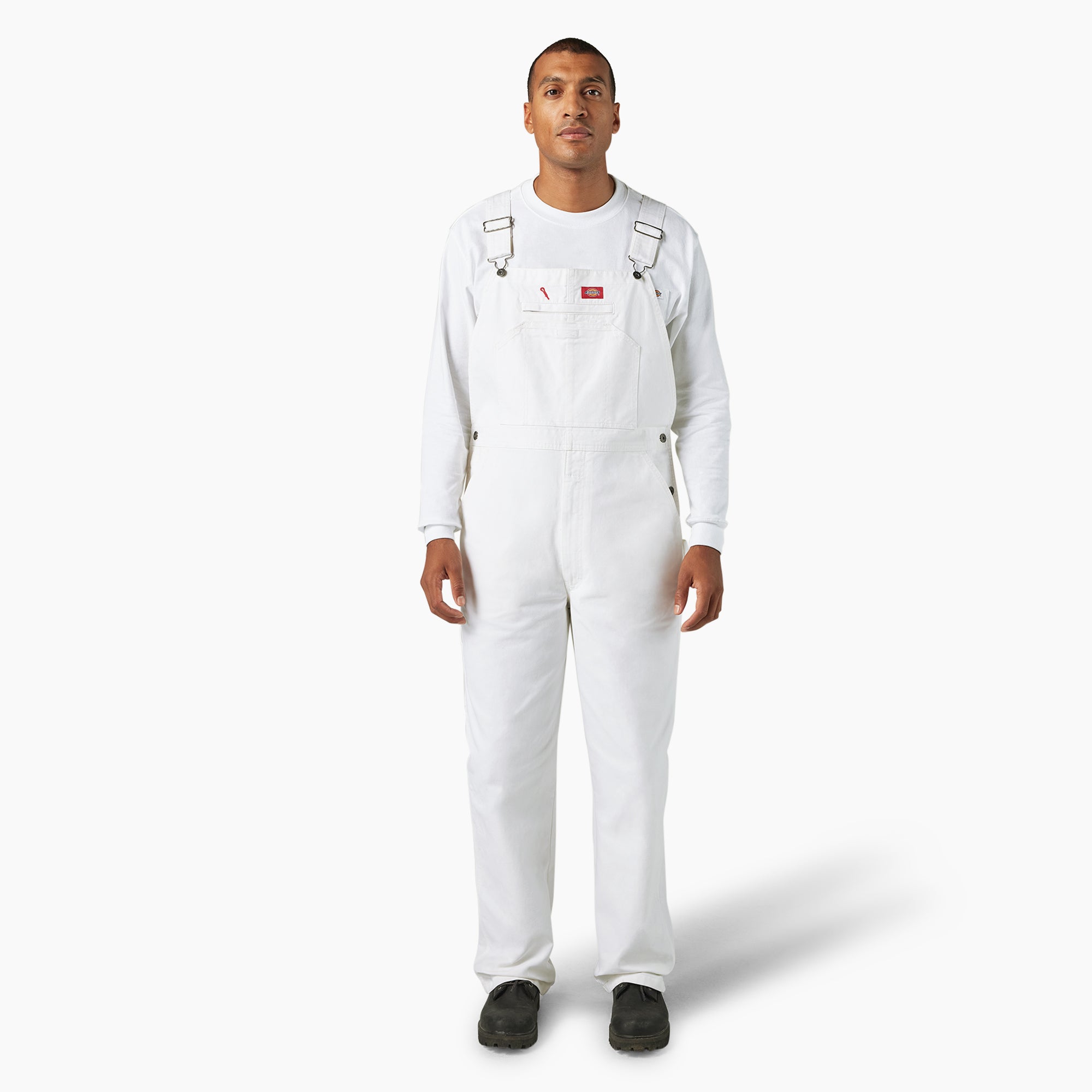 Dickies 白 ペインター カットオフ W33#86 Utility Painter's Bib Overalls | Dickies US