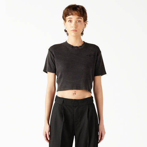 トップス Knitted Cropped T-shirt 80394154_007_main.jpg?sw=2000&