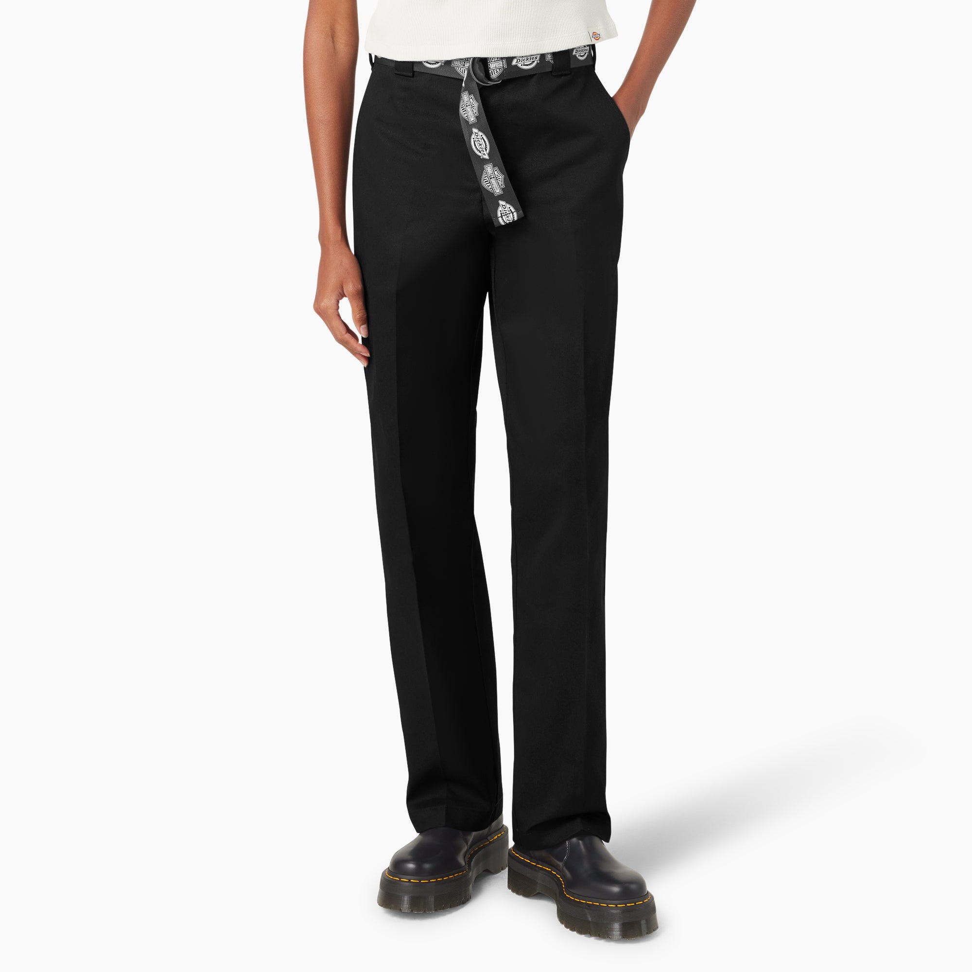 X-girl × Dickies WORK PANTS Genuine Dickies Women's Straight Leg Scrub Pants, 29