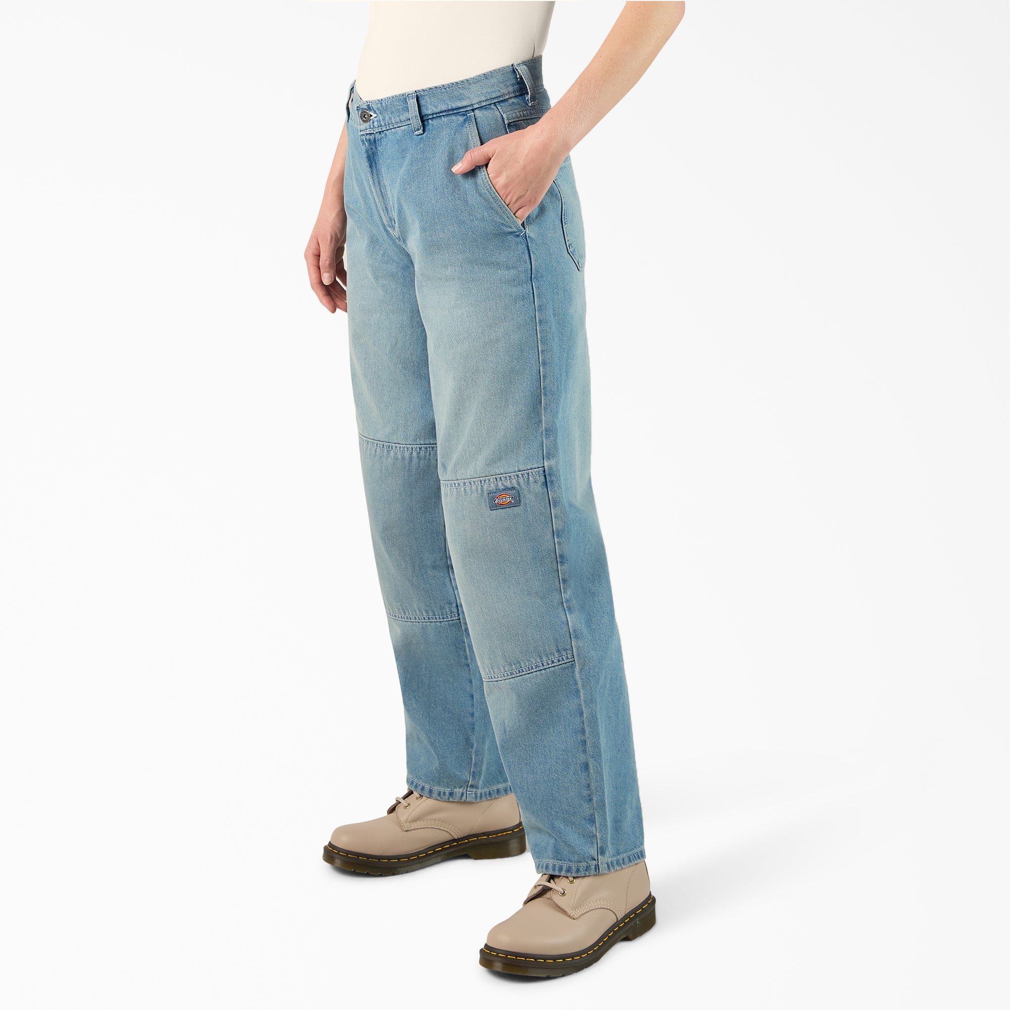 Women's Loose Fit Double Knee Jeans | Dickies US