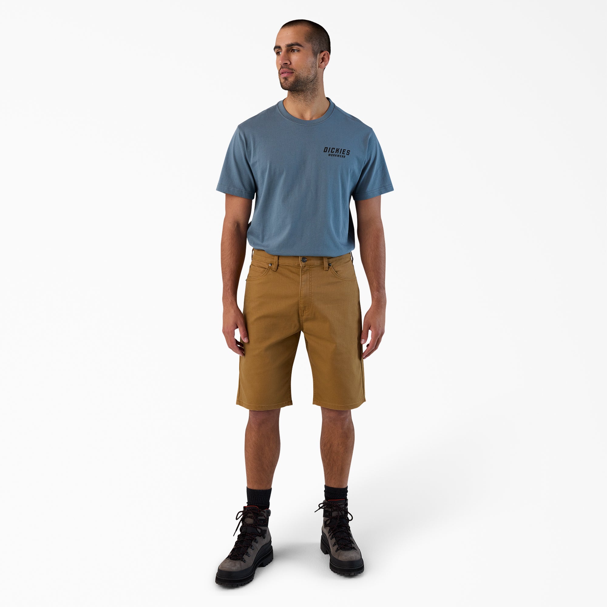 FLEX 5-Pocket Duck Canvas Shorts, 11