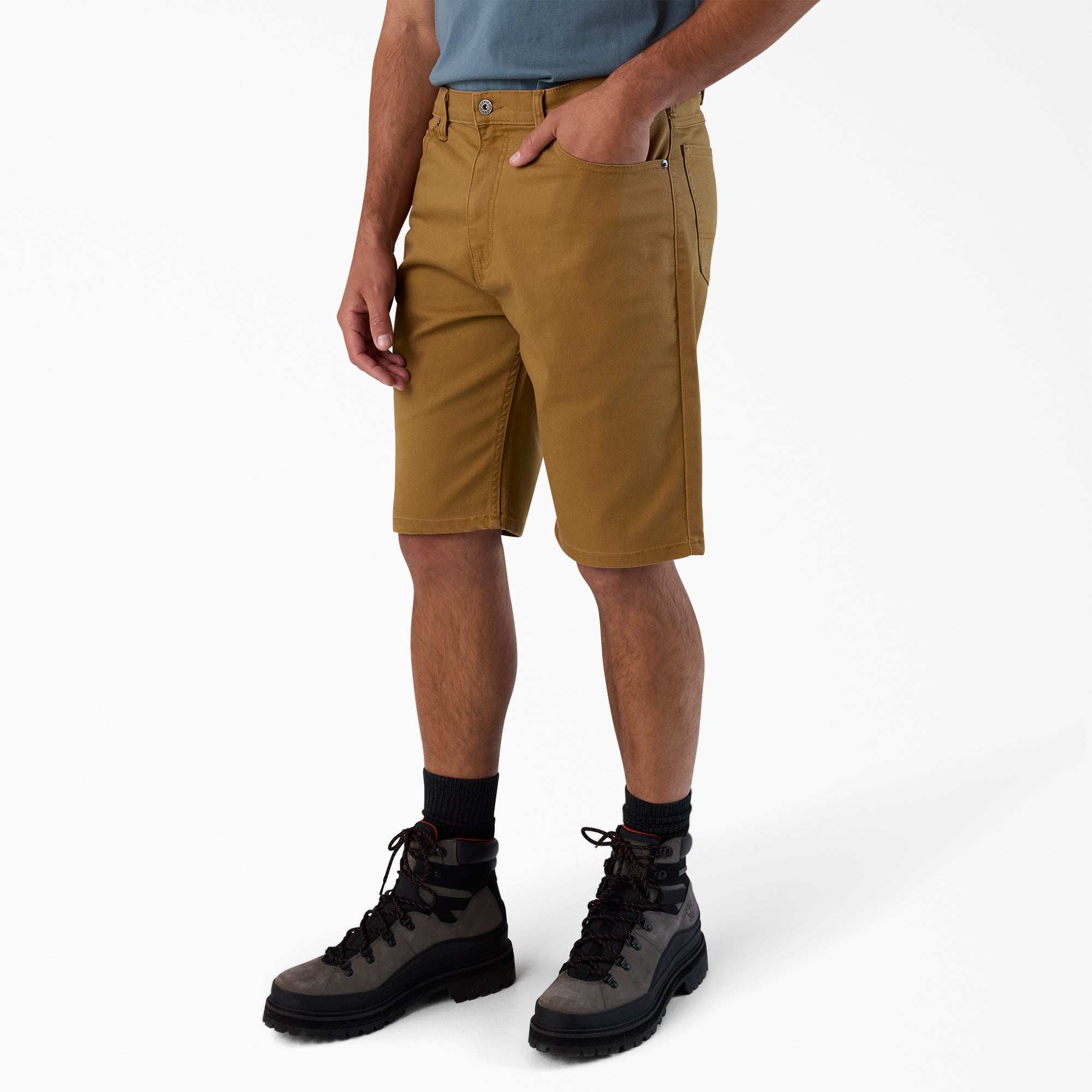 FLEX 5-Pocket Duck Canvas Shorts, 11