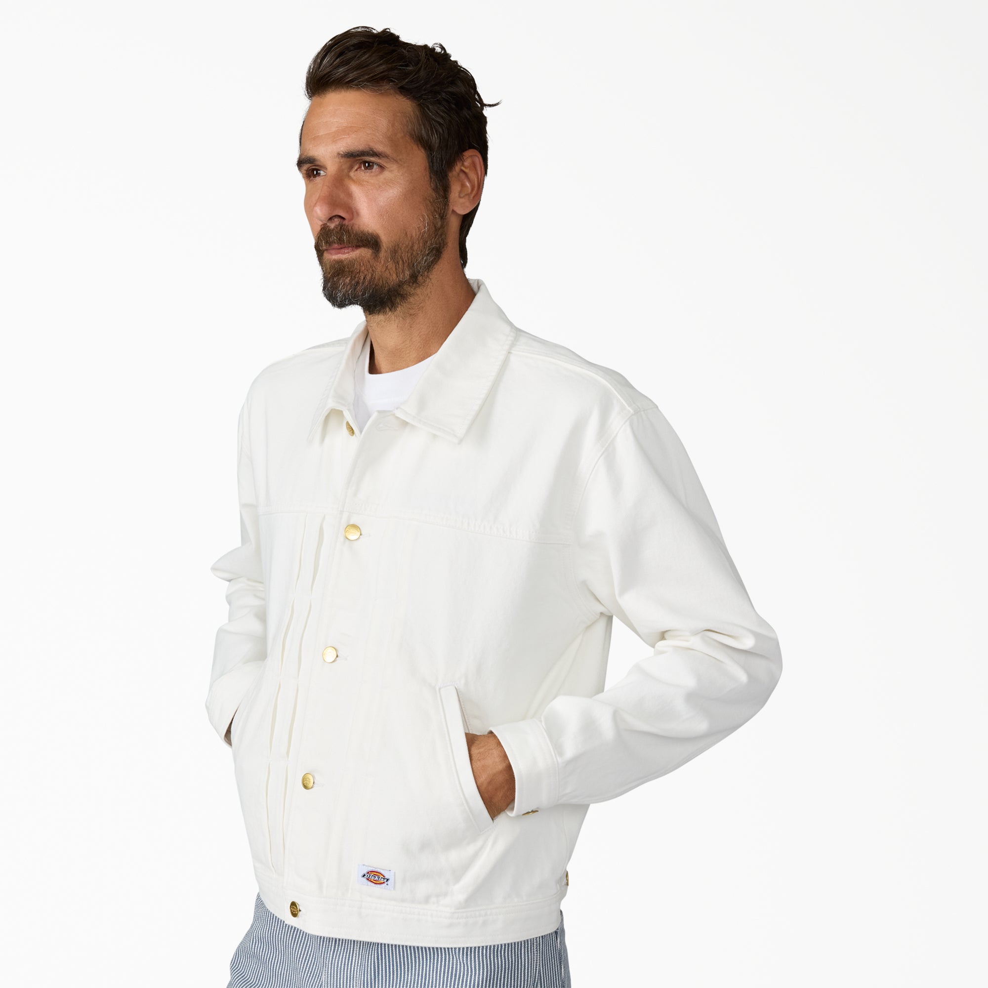 Selvedge Pleated Denim Jacket | Dickies US