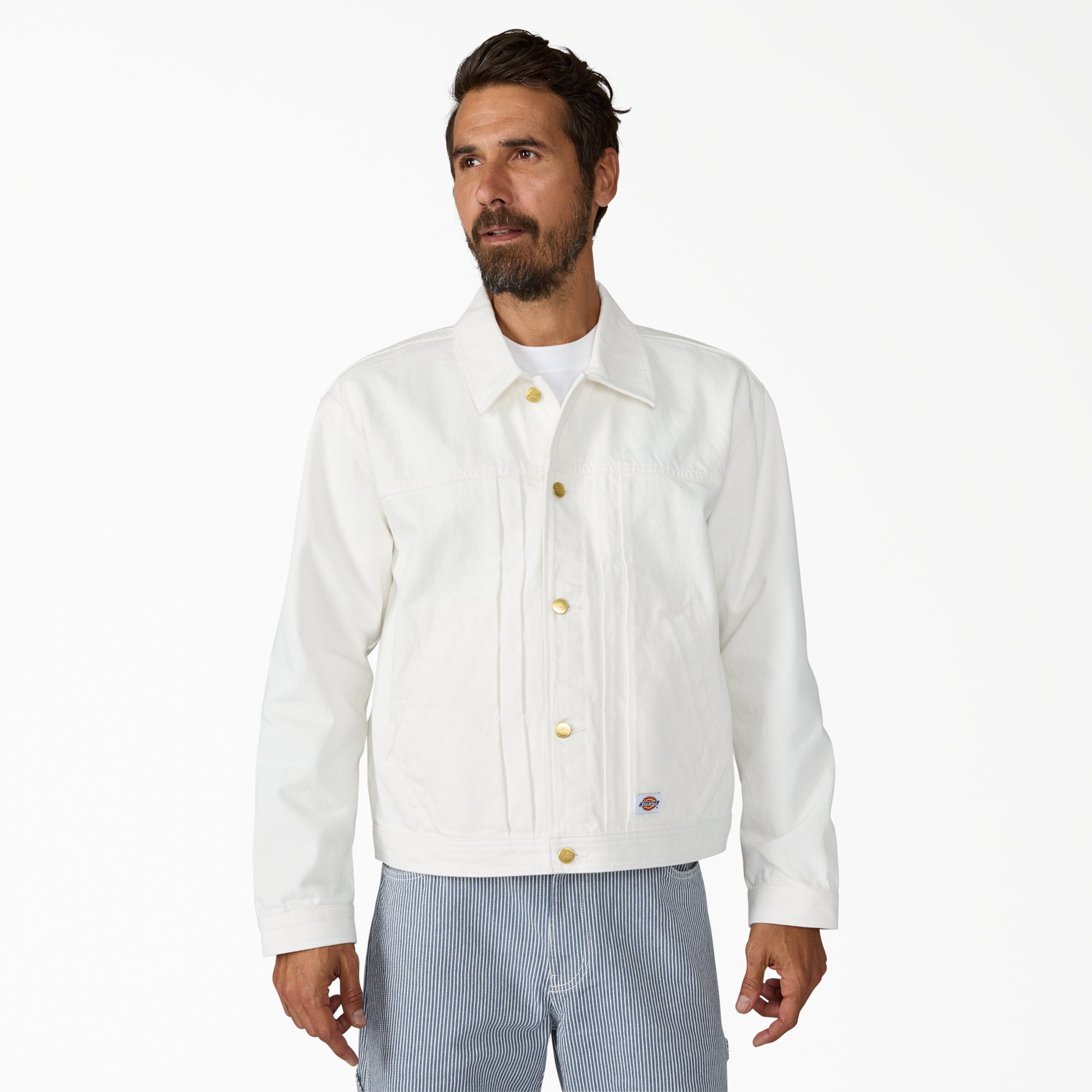Selvedge Pleated Denim Jacket | Dickies US