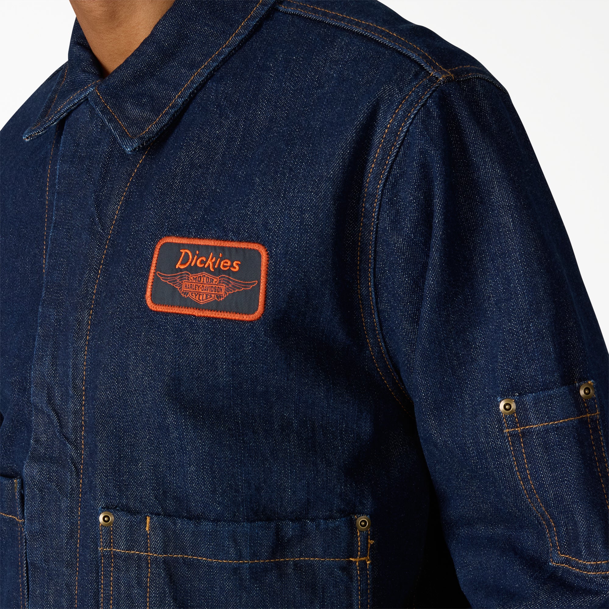 Harley-Davidson Patch Pocket デニムシャツ Harley-Davidson Women's Patch Pocket Denim Shirt- 96397-21VW