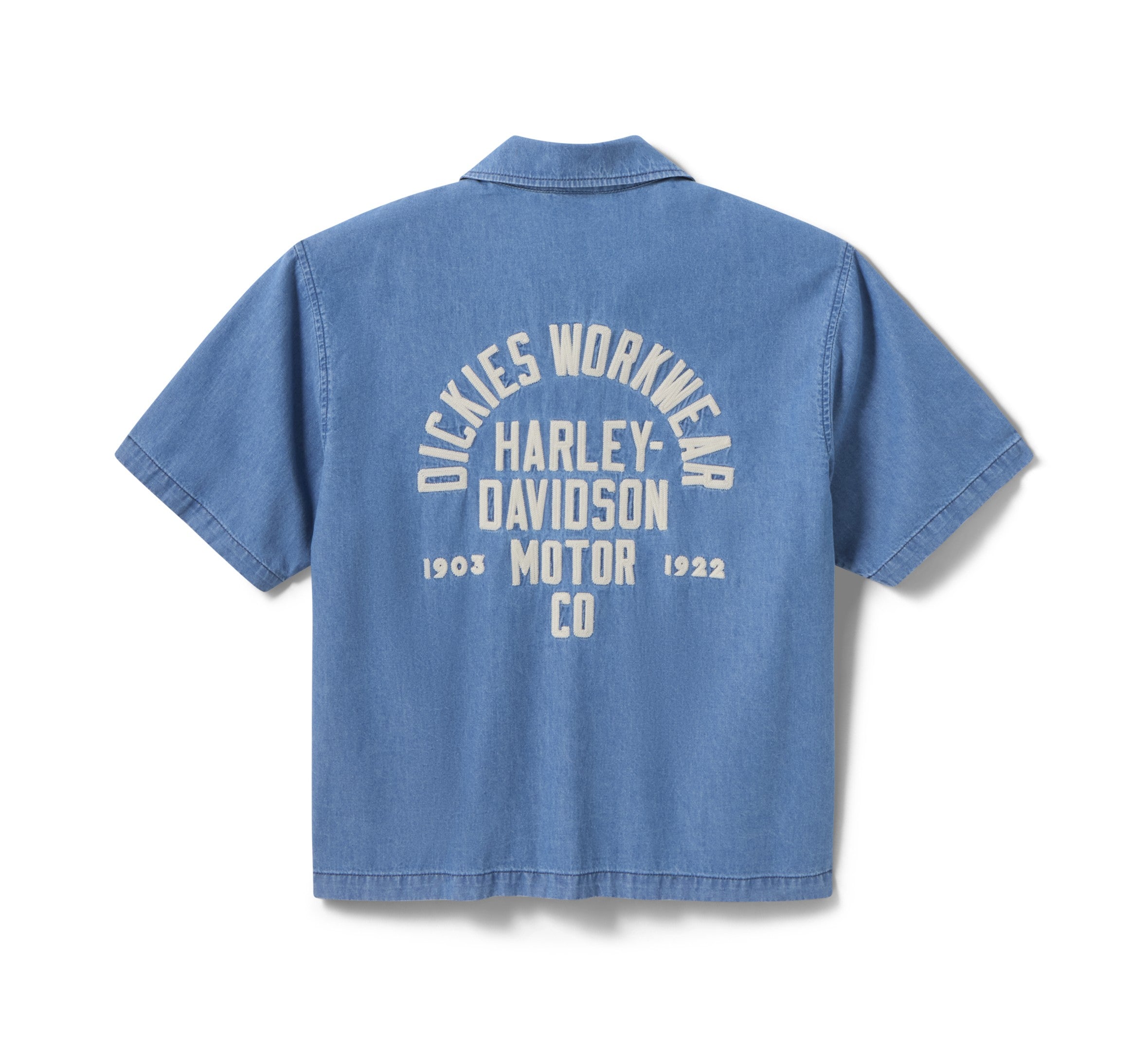 Dickies x Harley-Davidson® Boxy Fit Chambray Embroidered Work