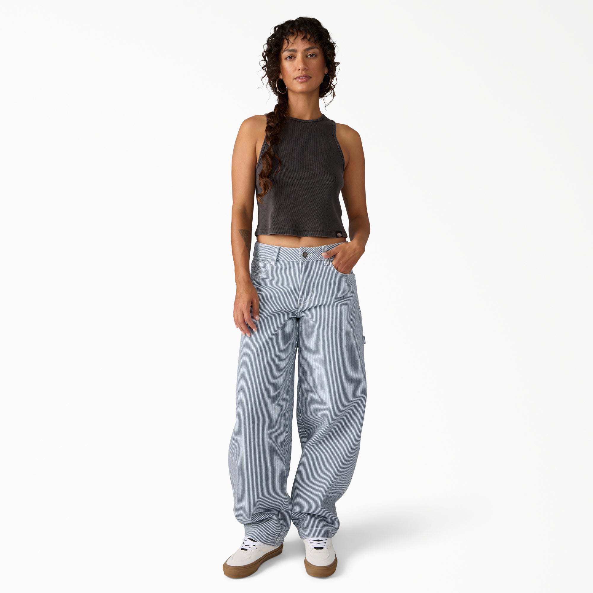 Women's Hickory Loose Straight Carpenter Pants | Dickies US
