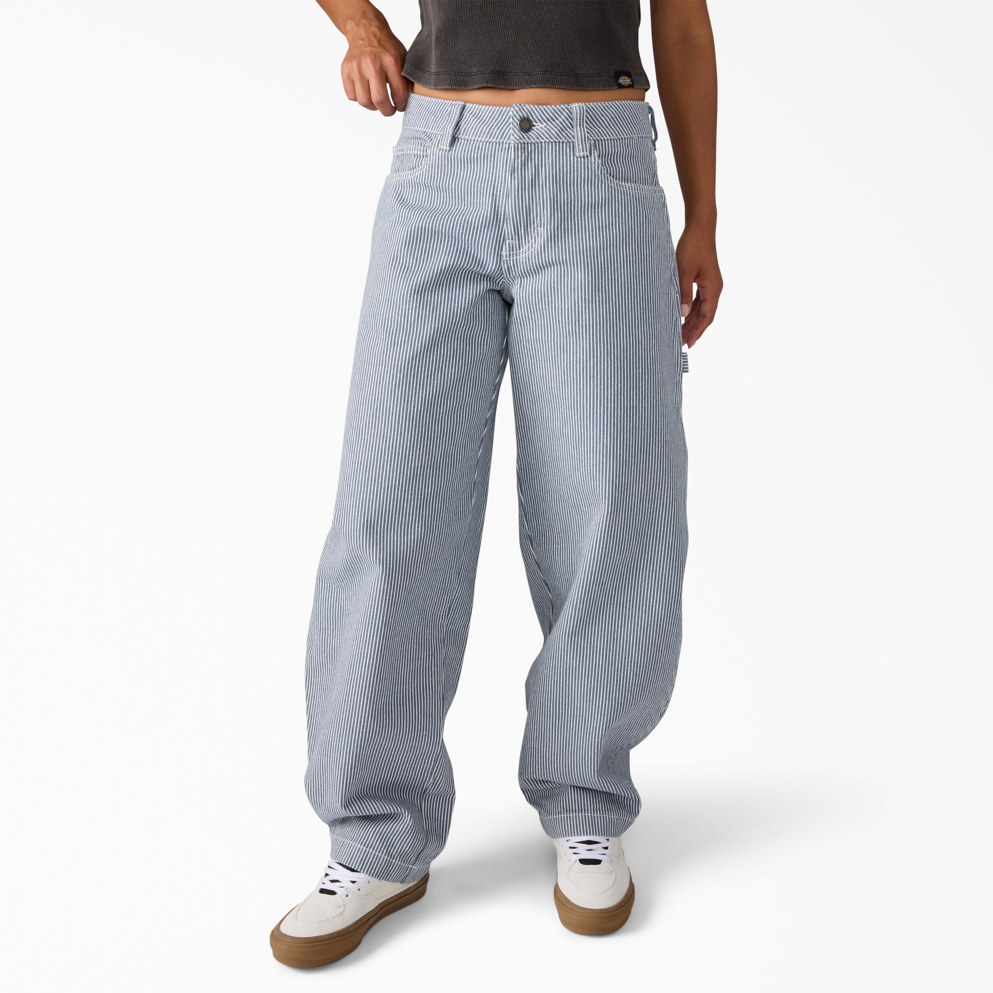 Women's Hickory Loose Straight Carpenter Pants | Dickies US