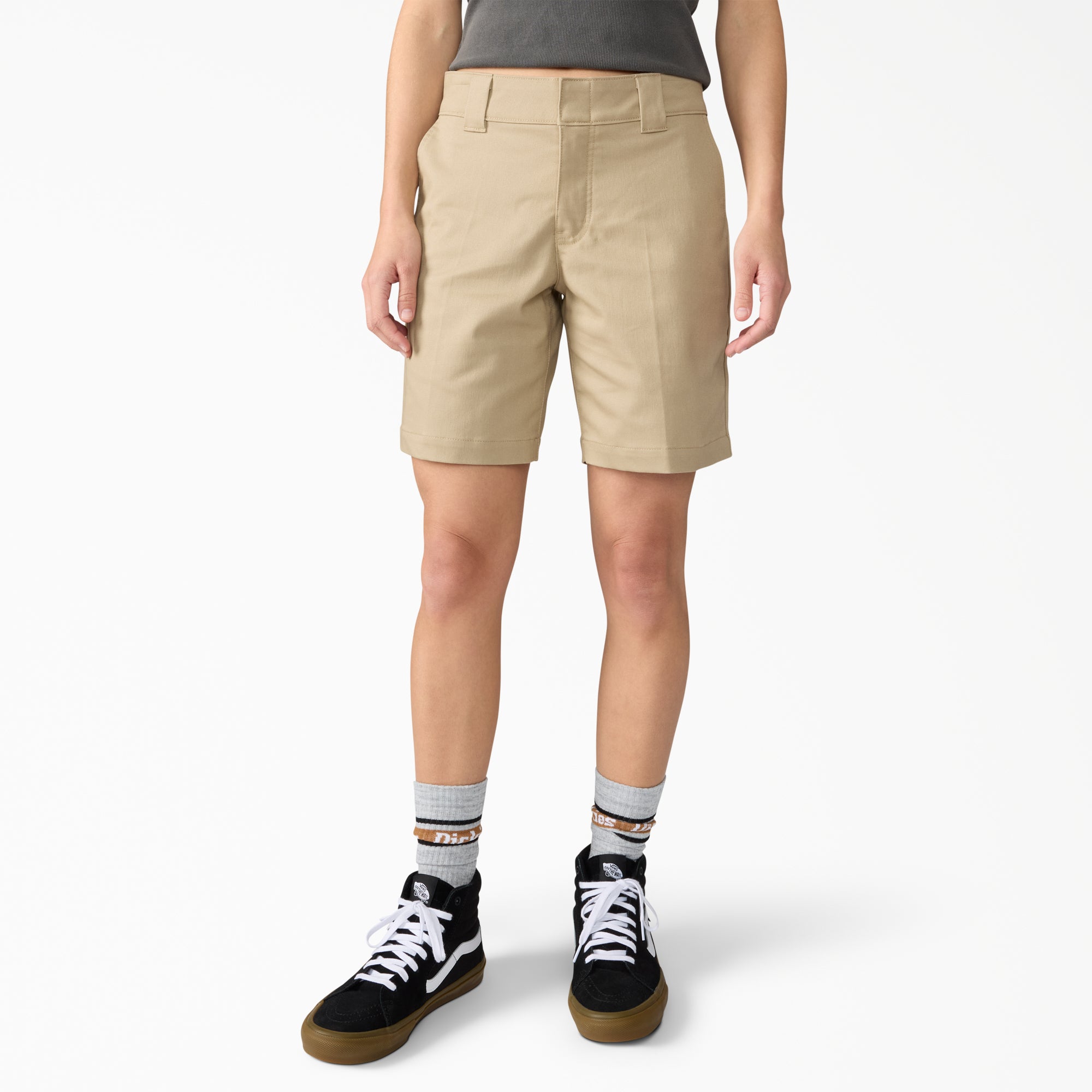 Women's Super Flex Flat Front Shorts, 9