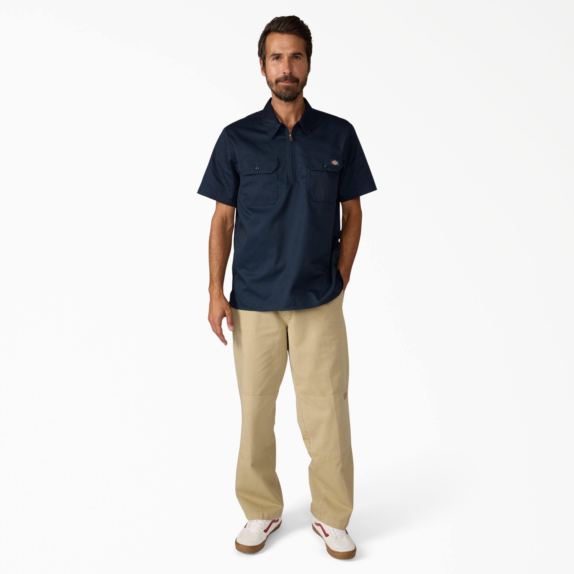 1/4 Zip Work Shirt | Dickies US