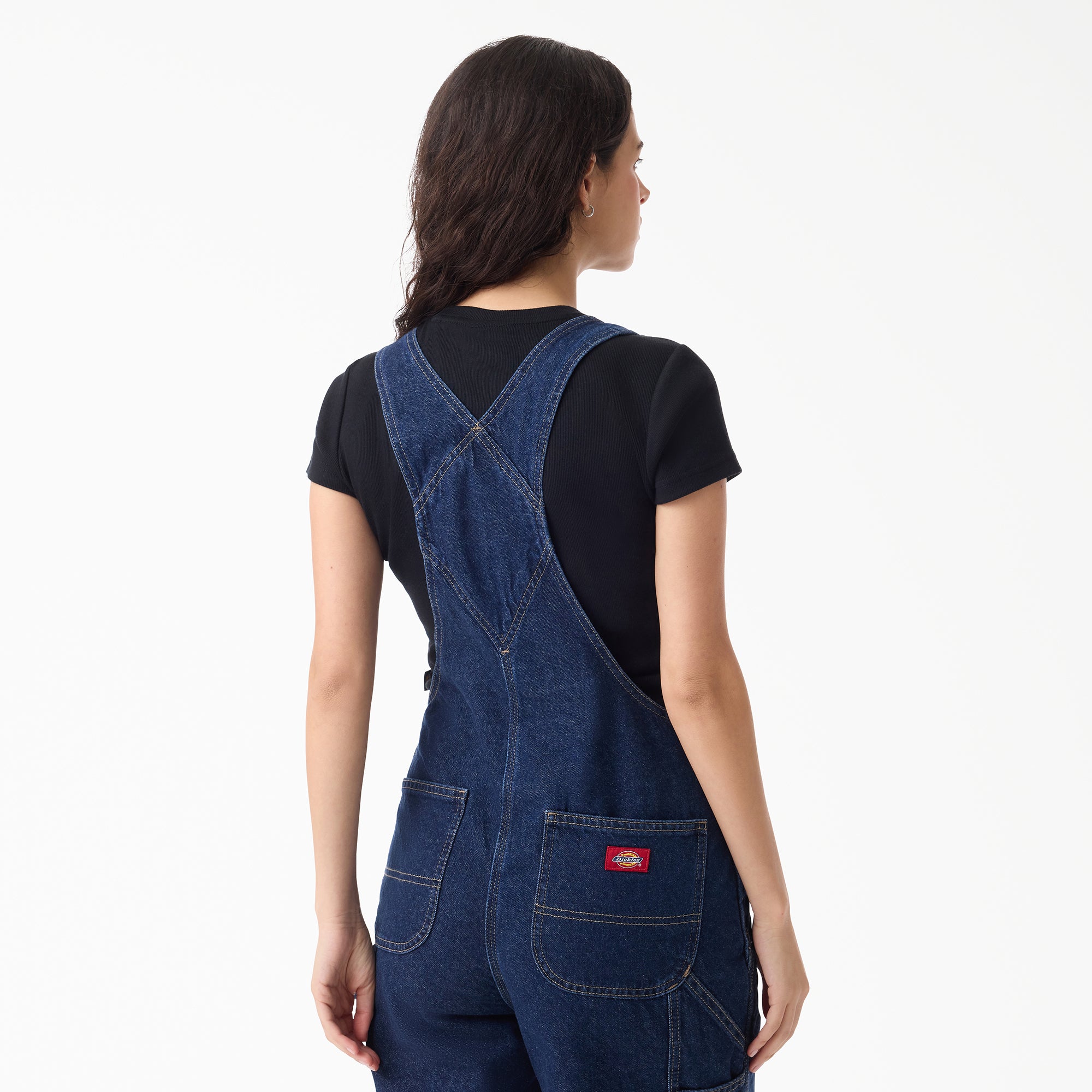 CLWRレディースBIBパンツDENIMカラーXSサイズ Women's Loose Denim Bib | Dickies US