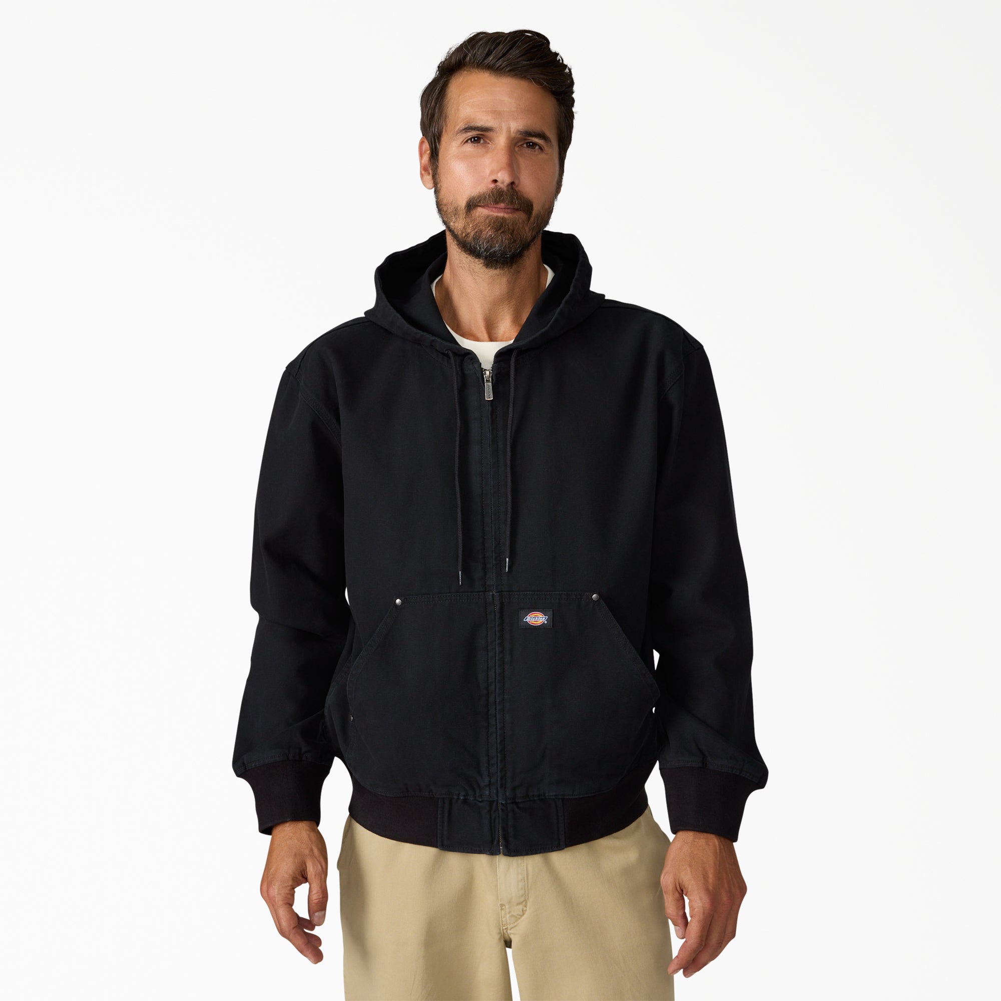 Unlined Canvas Hooded Bomber | Dickies US