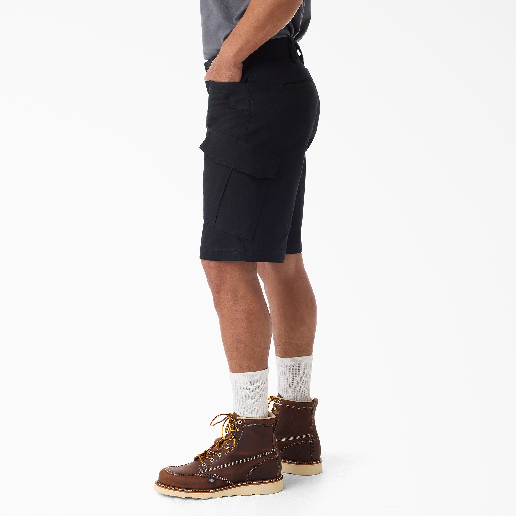 Tradebuilt Duck Canvas Cargo Shorts, 11