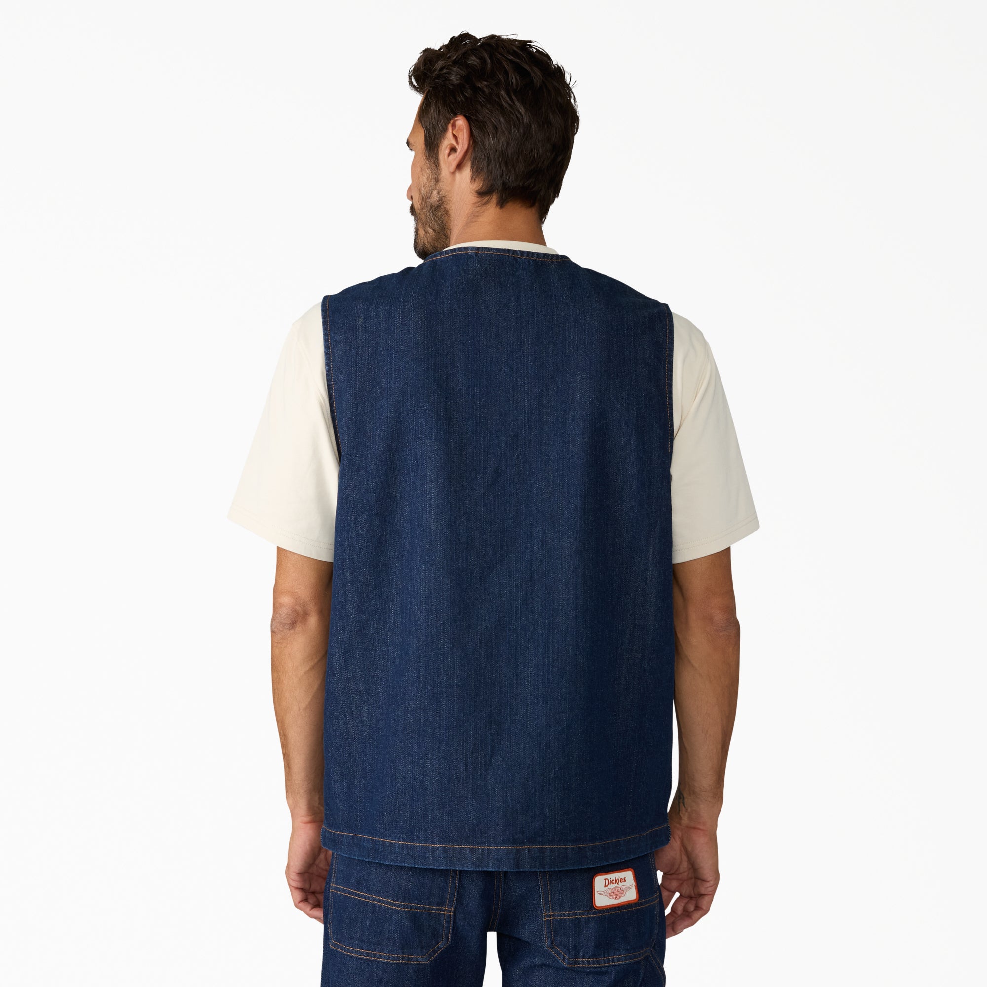 Dickies x Harley-Davidson® Denim Zip-Up Vest | Dickies US