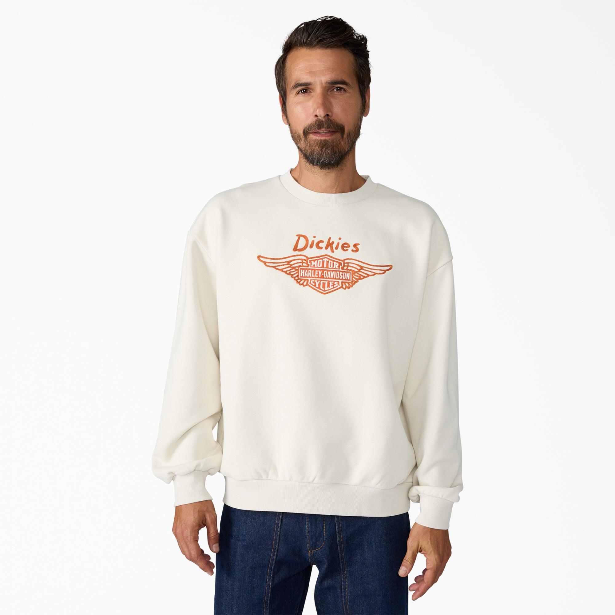 Dickies x Harley-Davidson® Boxy Fit Embroidered Crewneck