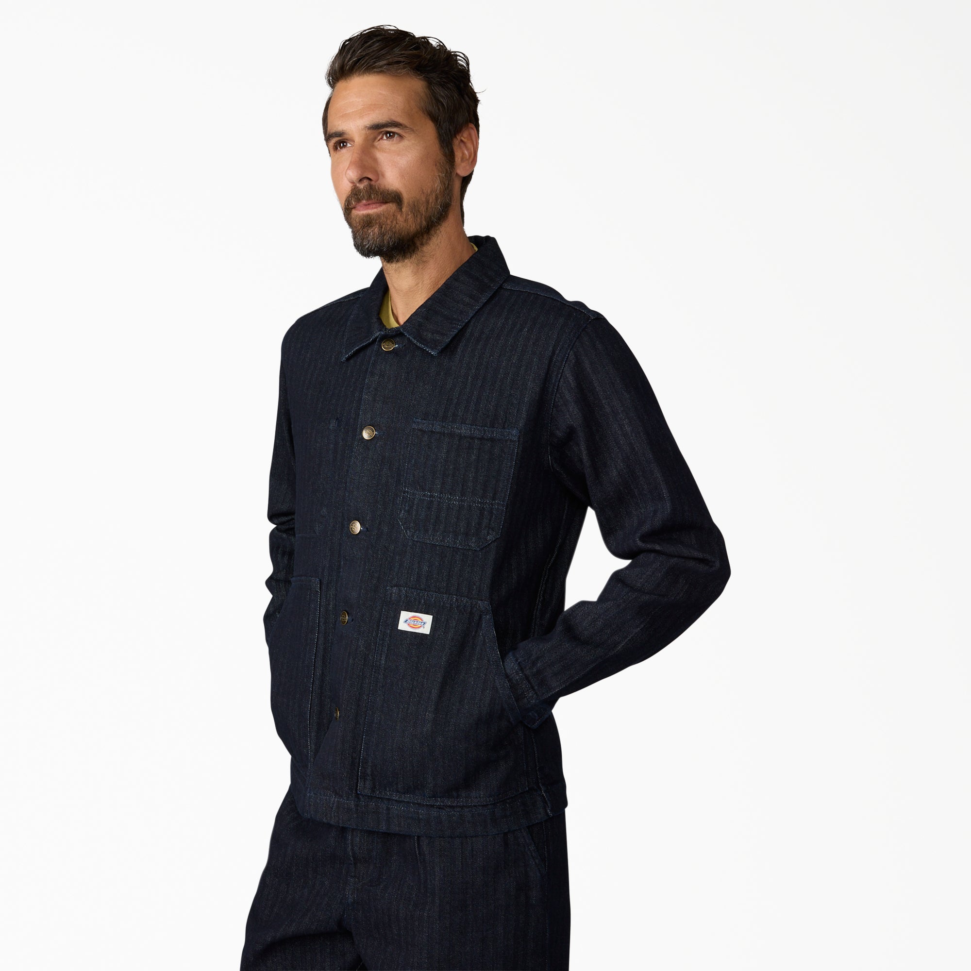 Selvedge Herringbone Barn Denim Jacket | Dickies US