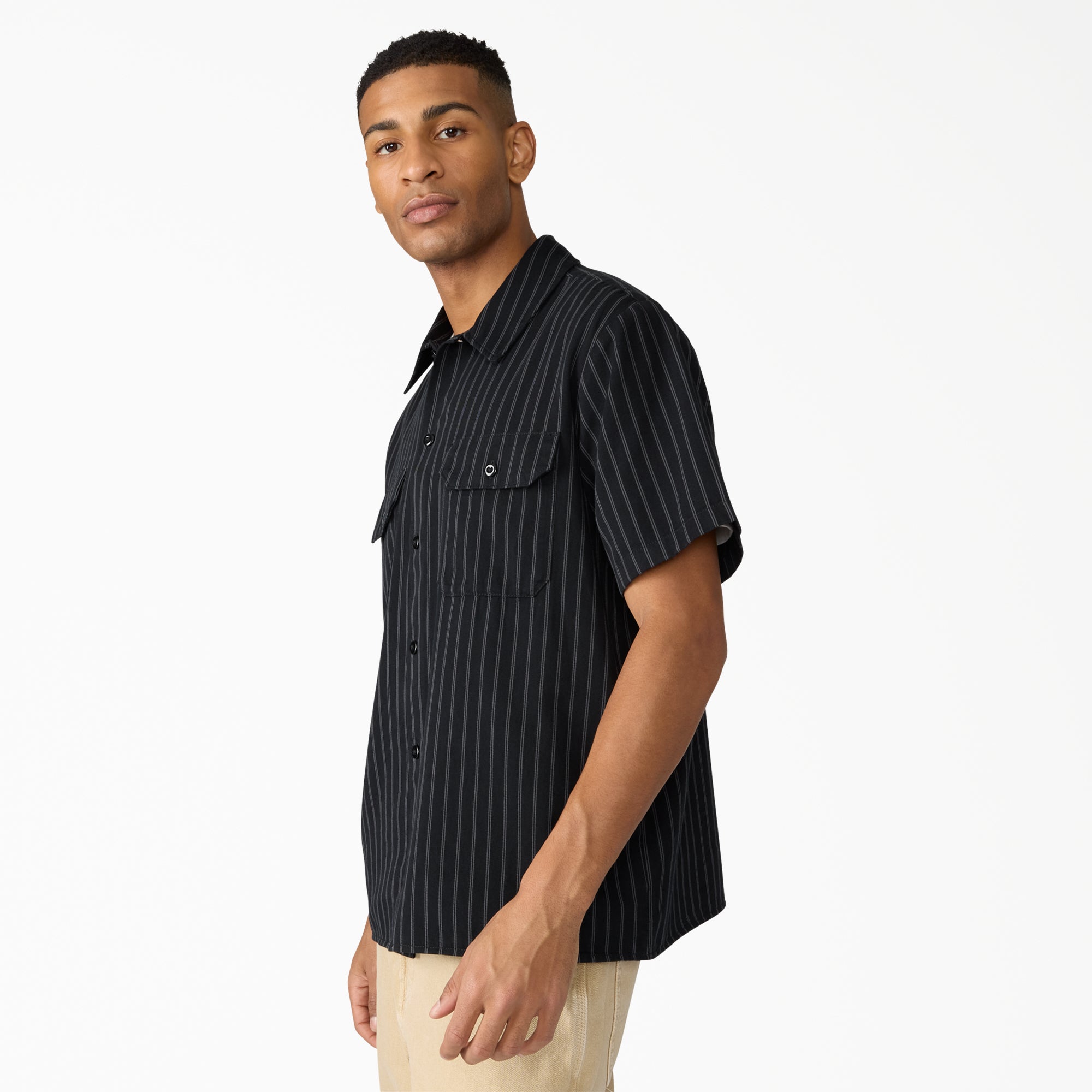 Worn In Striped Work Shirt | Dickies US