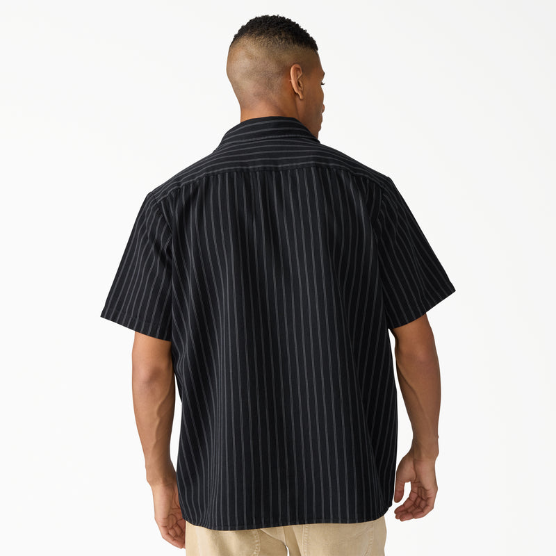 Dickies Worn in Lightweight Work Shirt in Black