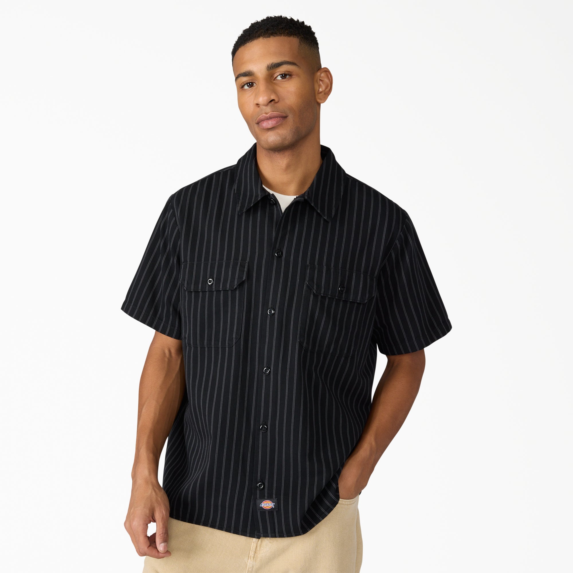 Worn In Striped Work Shirt | Dickies US