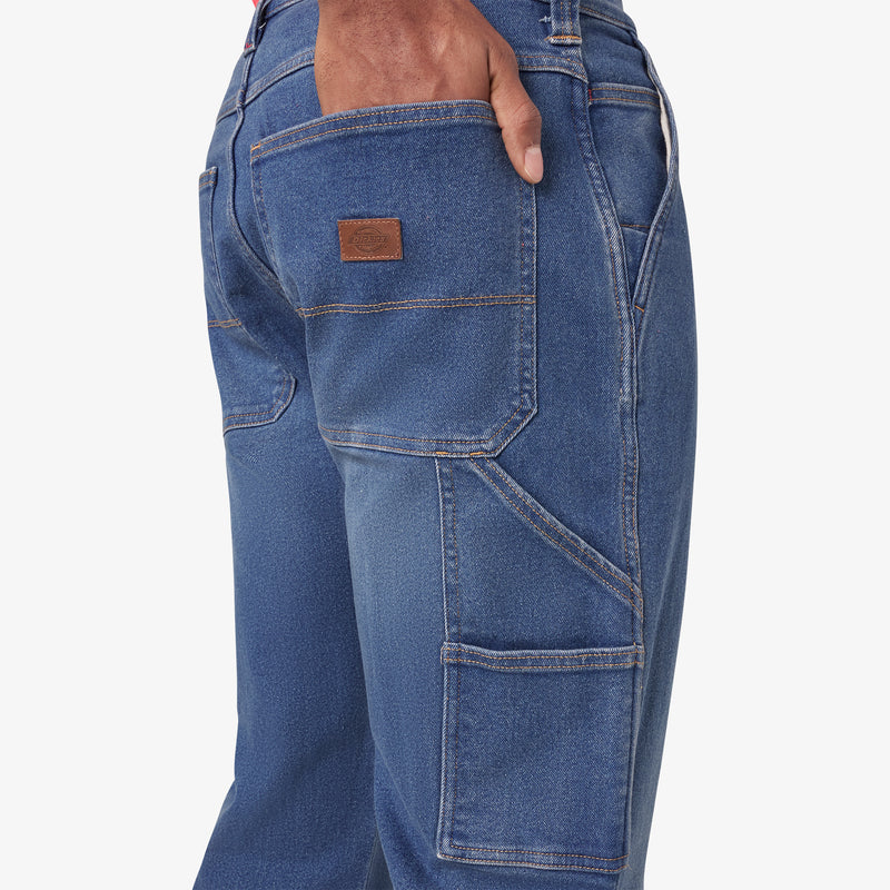 Shop Dickies 11 Relaxed Fit Carpenter Denim Shorts In Rinsed Indigo Shop Dickies 11 Relaxed Fit Carpenter Denim Shorts In Rinsed Indigo