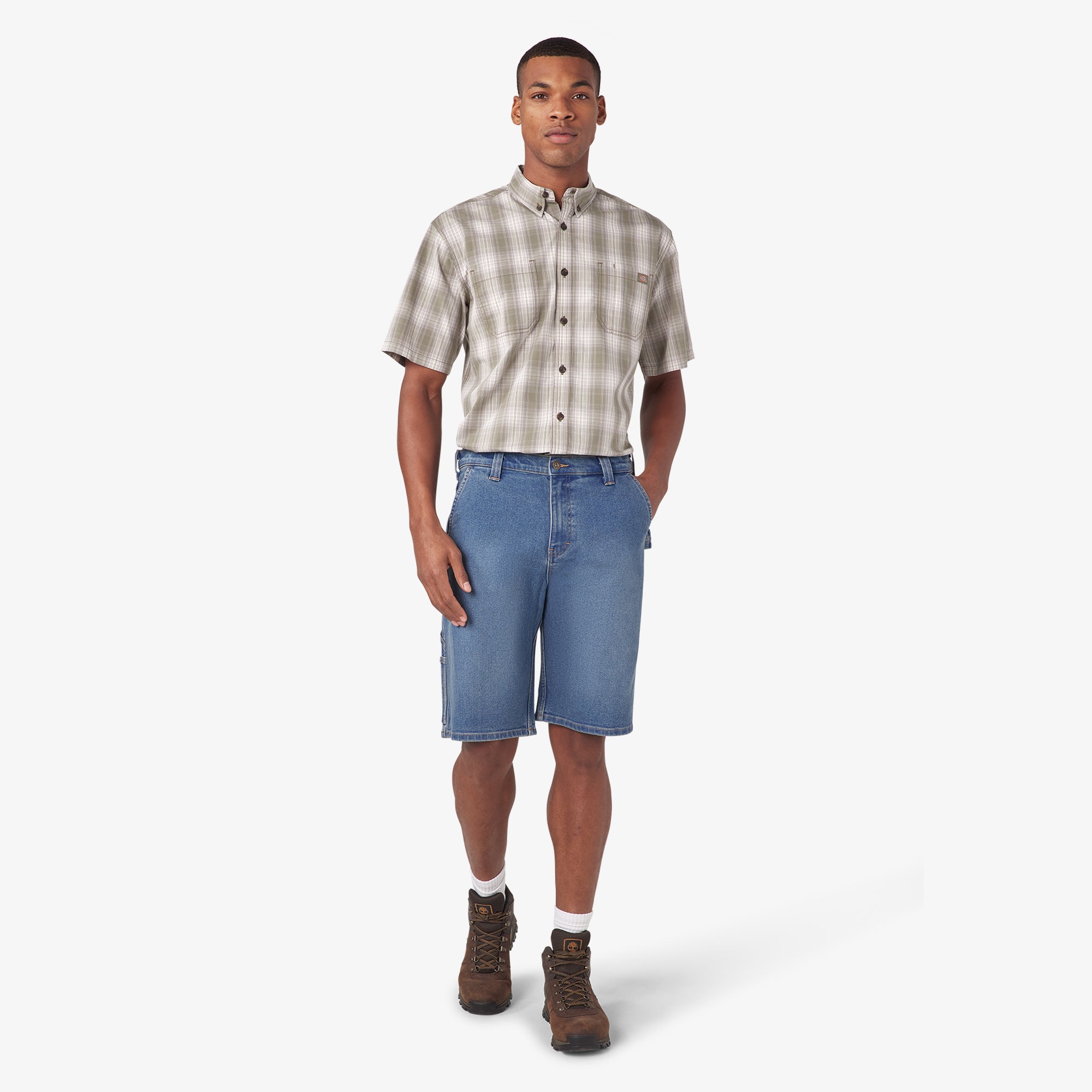 Denim Utility Shorts, 11